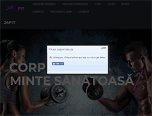 Tablet Screenshot of 24fit.ro